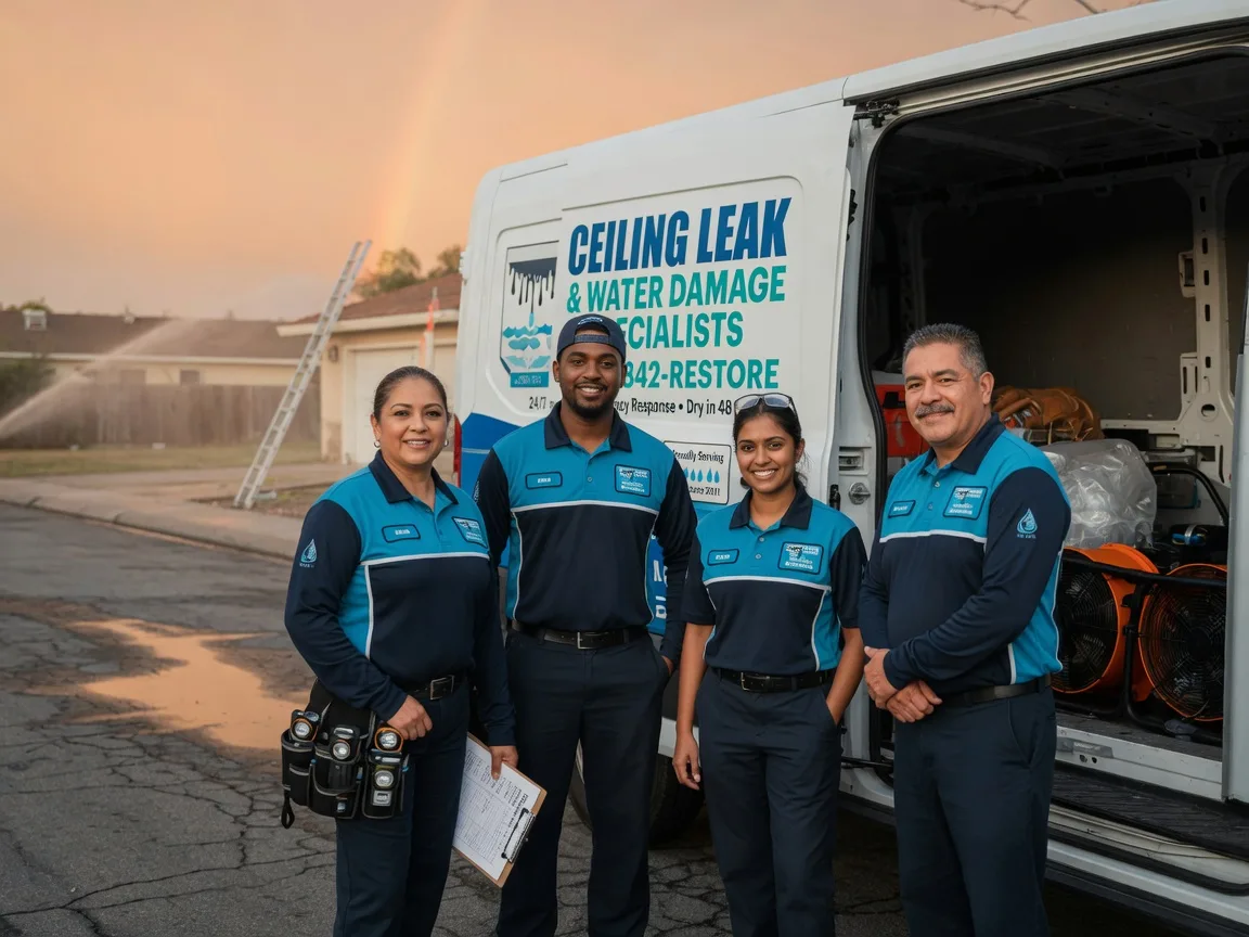 Ceiling Leak Cleanup company in Hillsville, PA