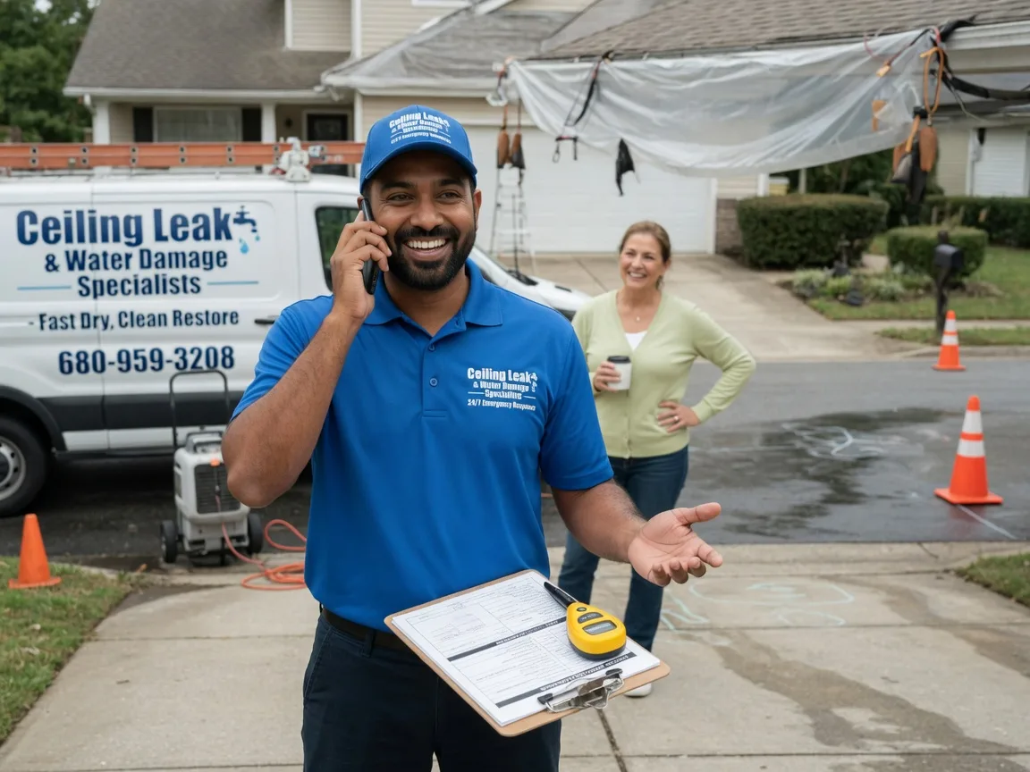 Ceiling Leak Cleanup Hillsville, PA FAQs
